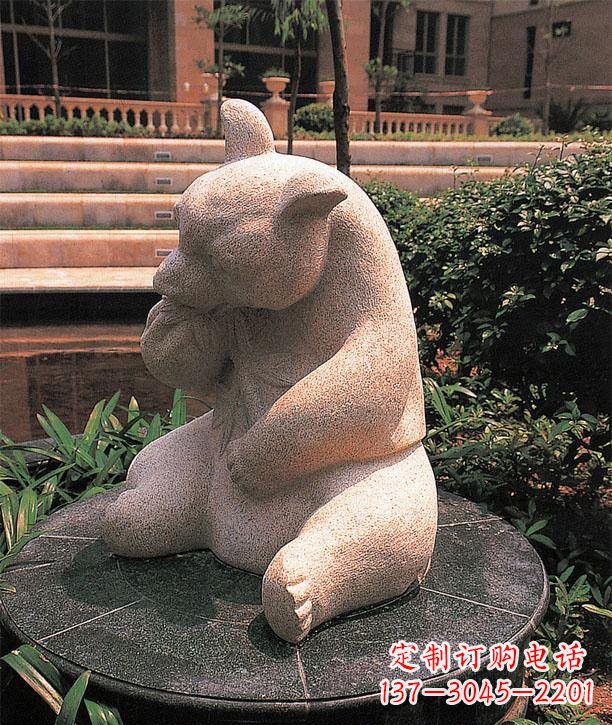 佛山石雕熊猫