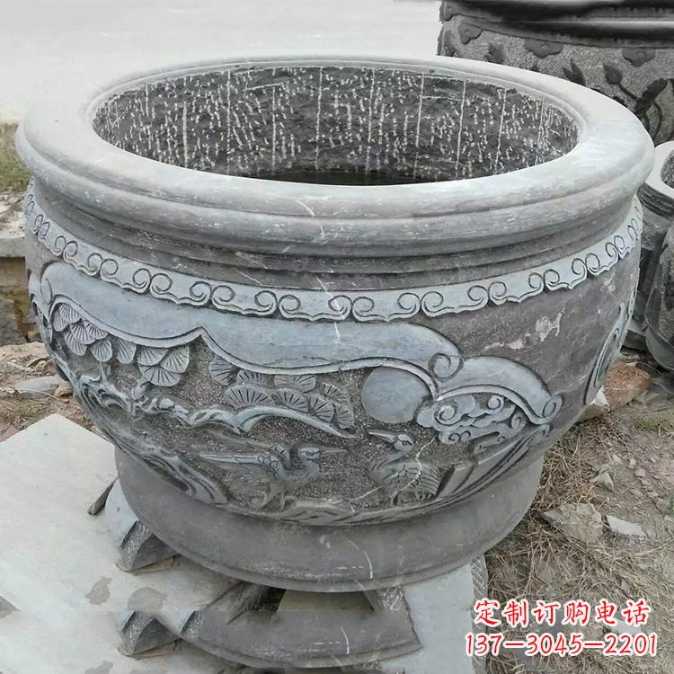 佛山石刻园林鱼缸