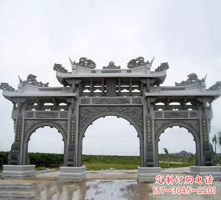 佛山石牌坊 楼