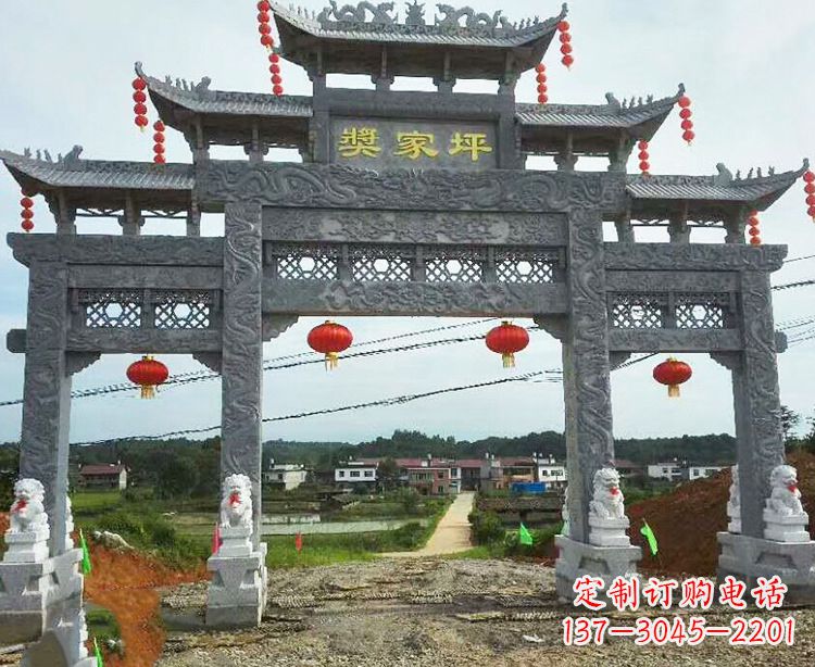 佛山石牌坊石雕