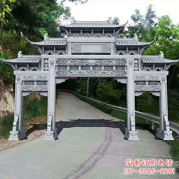 佛山石牌楼青石牌坊