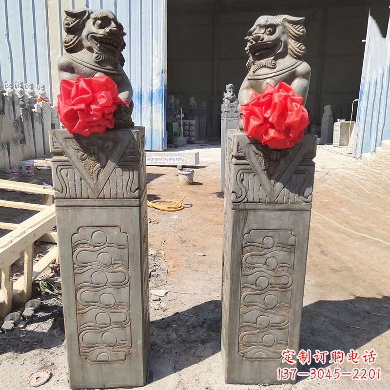 佛山石狮子栓马桩