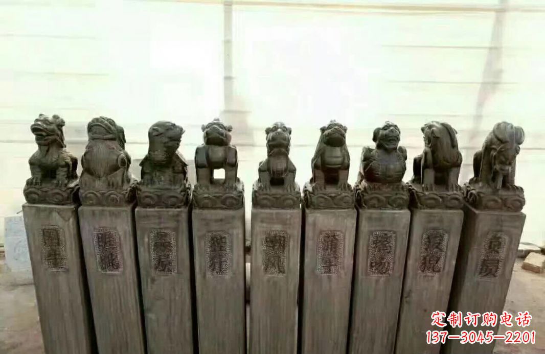 佛山栓马桩石雕