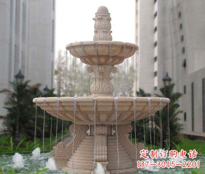 佛山双层喷泉小区石雕