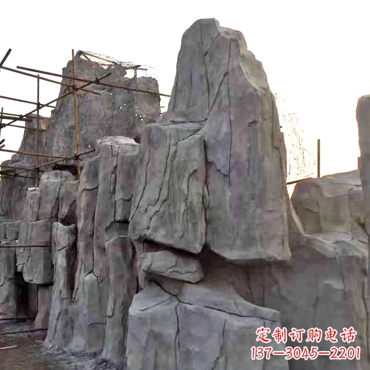 佛山水泥塑石假山雕塑