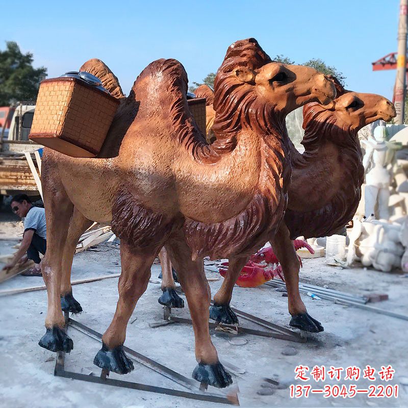 佛山丝绸之路仿真骆驼雕塑