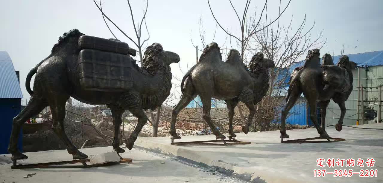 佛山丝绸之路铜骆驼雕塑