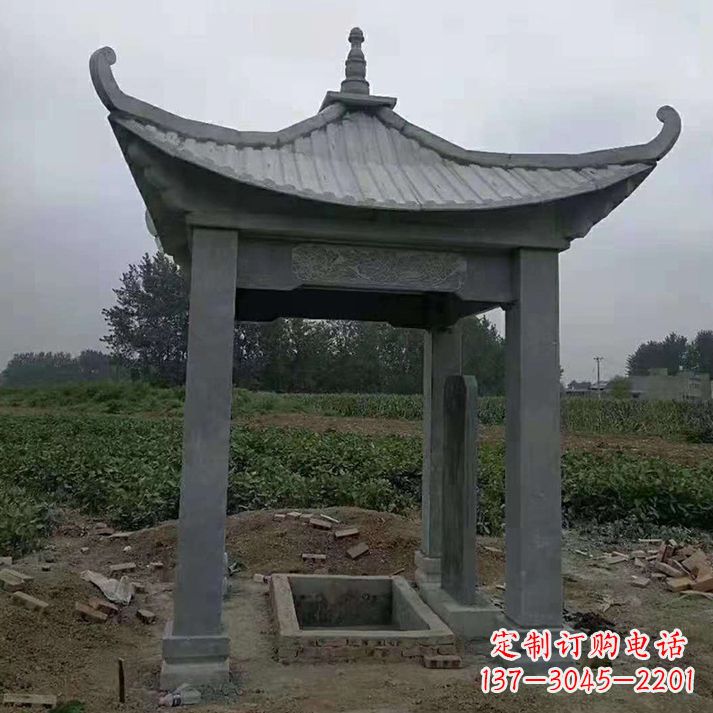 佛山四角庭院石凉亭
