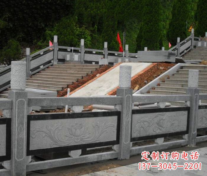 佛山寺庙景观仿古石栏板 (2)