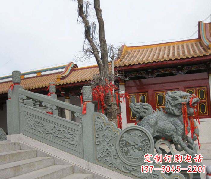 佛山寺庙景观仿古石栏板