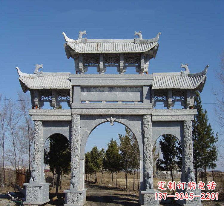 佛山寺庙石牌坊