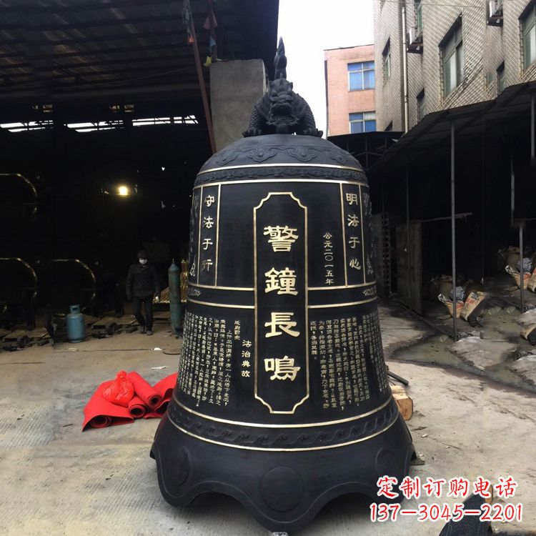 佛山寺庙铜钟雕塑