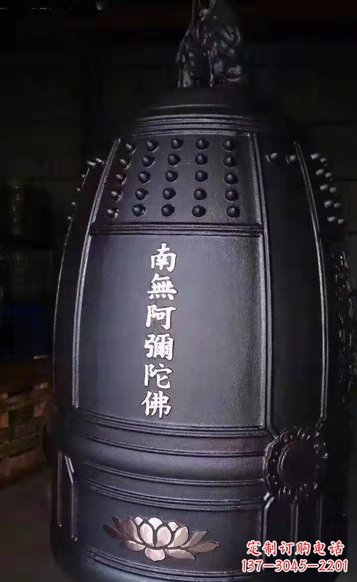 佛山寺庙铜钟雕塑户外景观雕塑