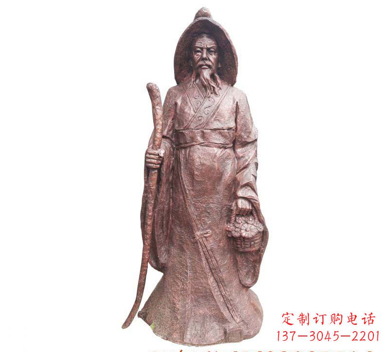 佛山陶渊明铜雕像