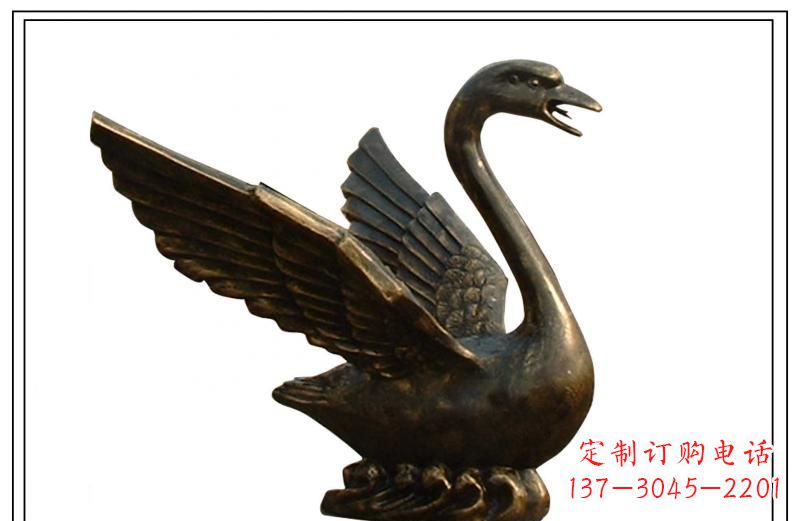 佛山天鹅喷泉铜雕
