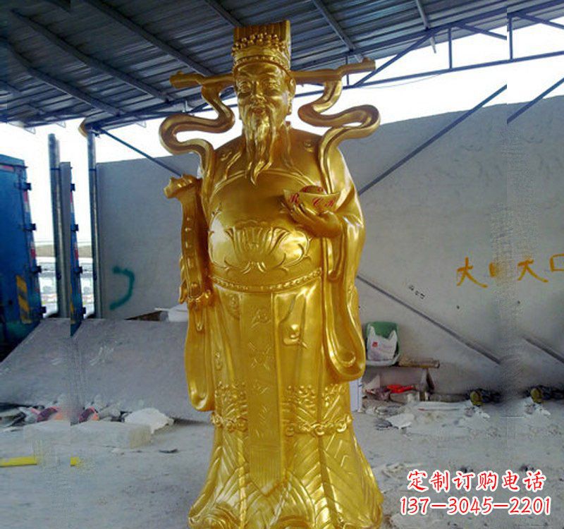 佛山铜雕财神雕像