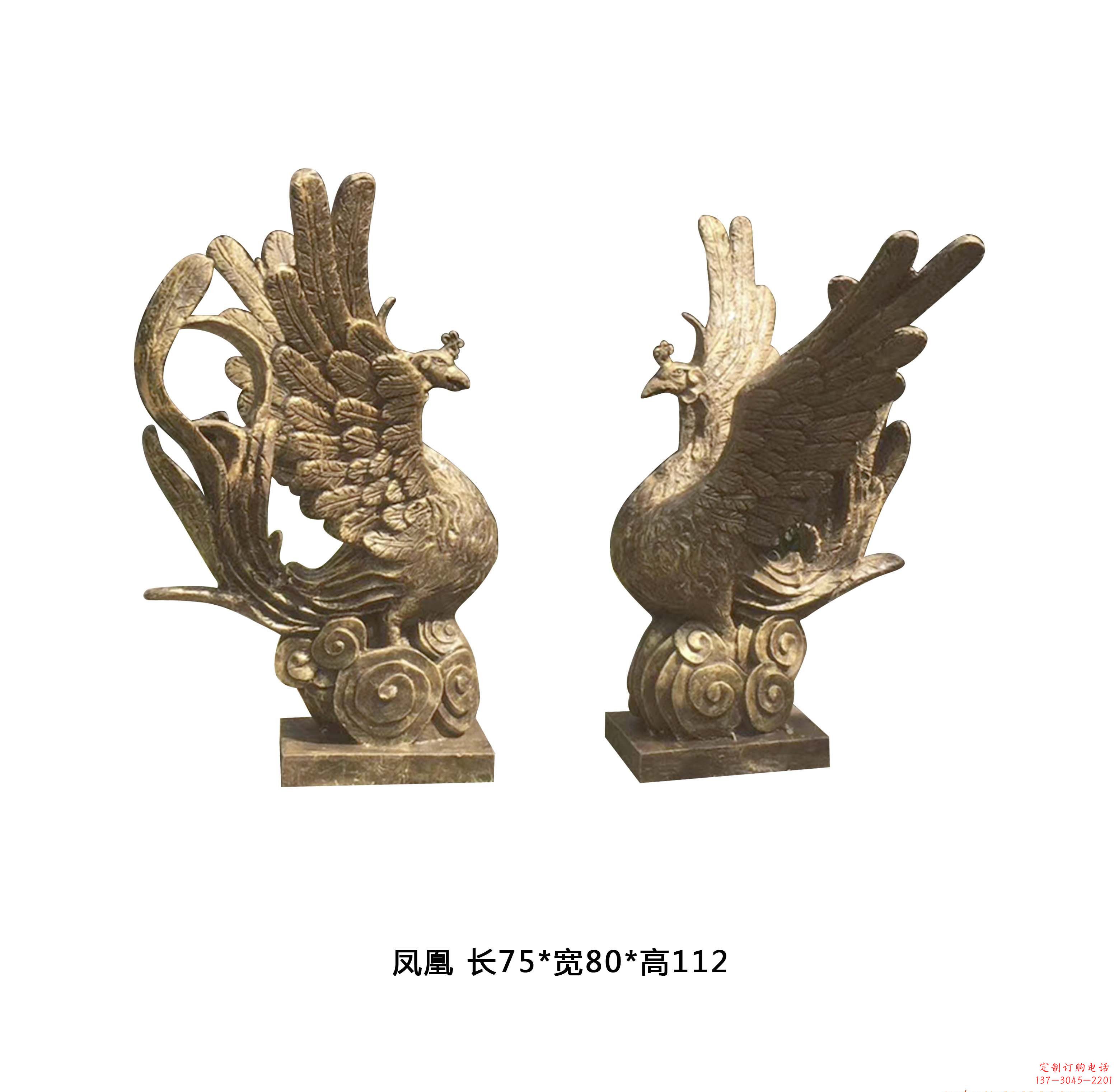 佛山铜雕凤凰雕塑