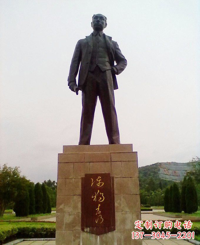 佛山铜雕近代名人陈独秀