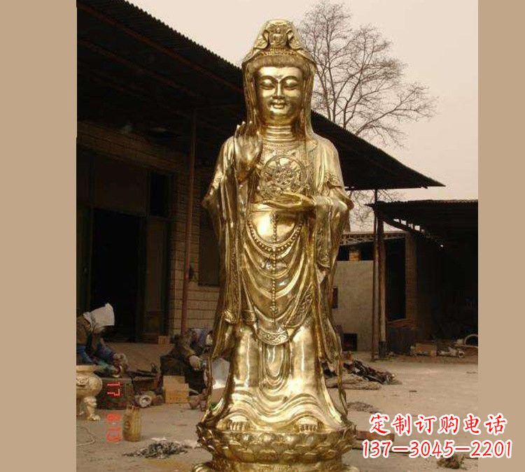 佛山铜雕南海观音