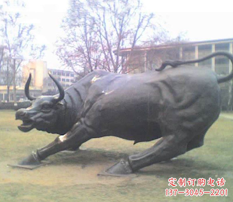 佛山铜雕牛广场动物景观摆件 (2)