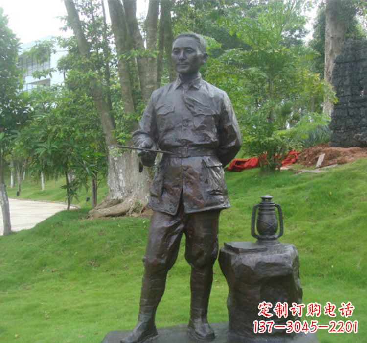 佛山铜雕青年时期邓小平