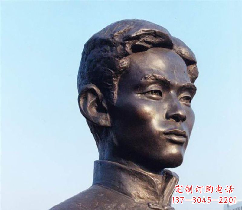 佛山铜雕人物头像