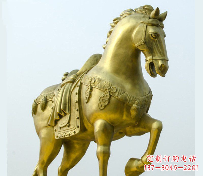 佛山铜雕商场招财动物马雕塑
