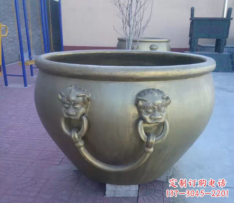 佛山铜雕水缸