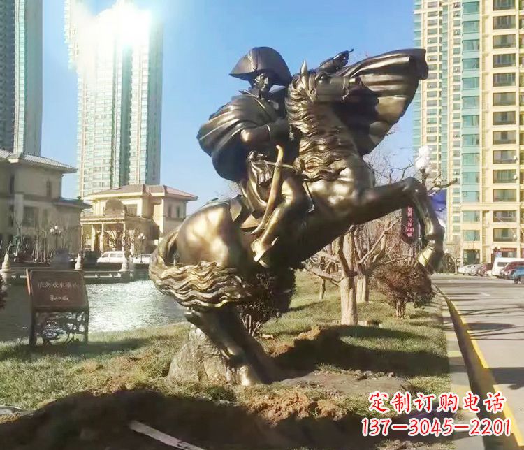 佛山铜雕西方骑马雕塑人物