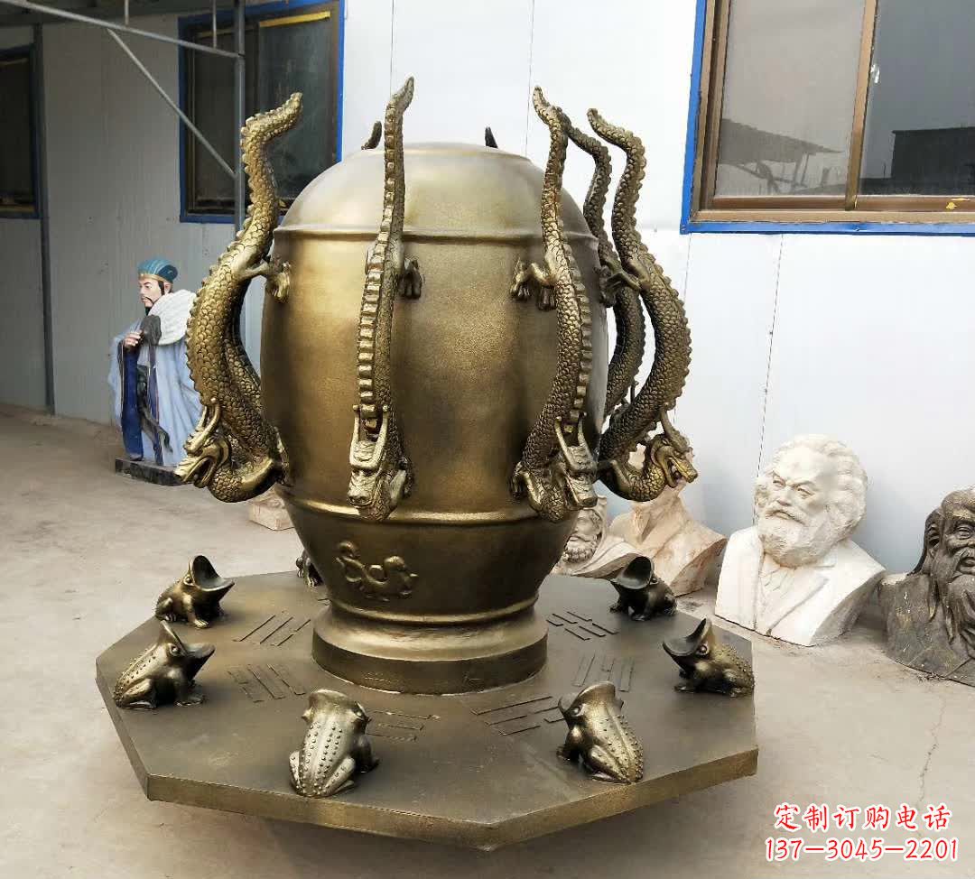 佛山铜雕校园景观地动仪