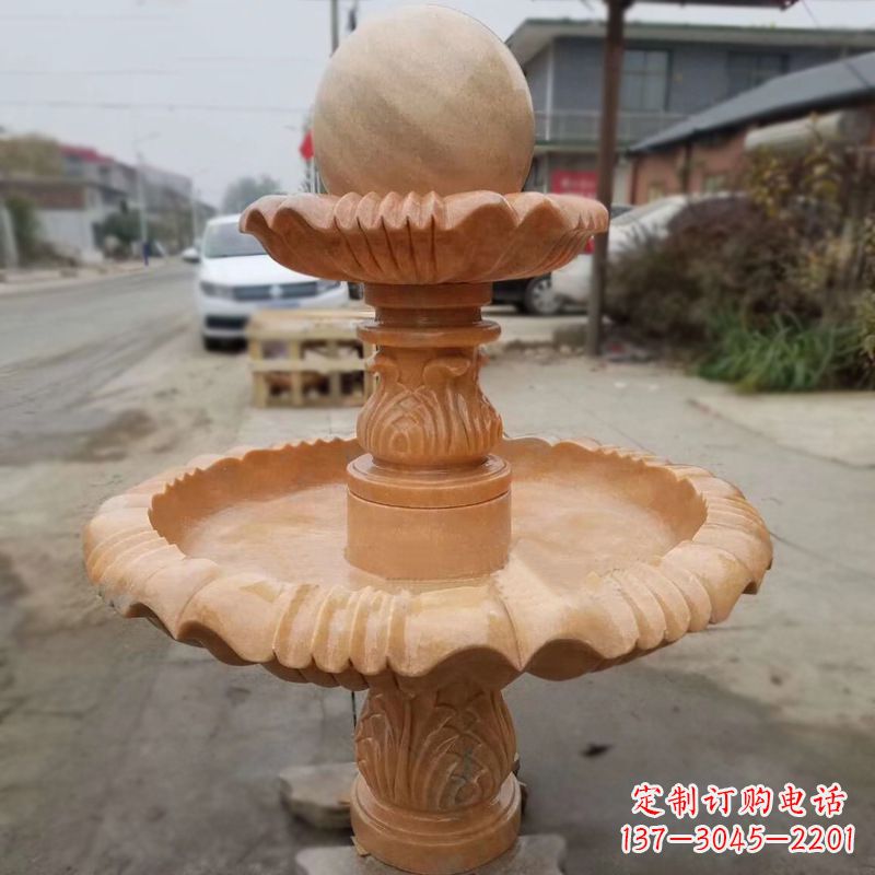 佛山晚霞红风水球