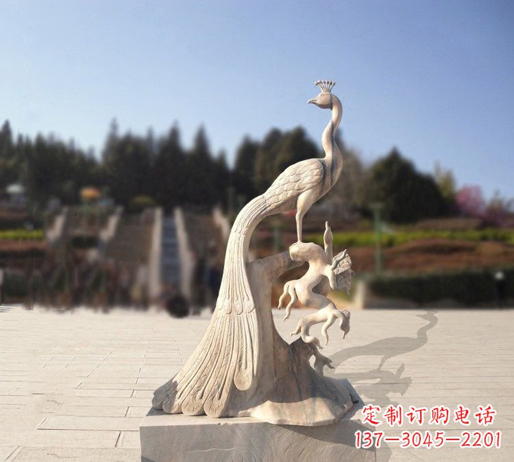 佛山晚霞红孔雀石雕