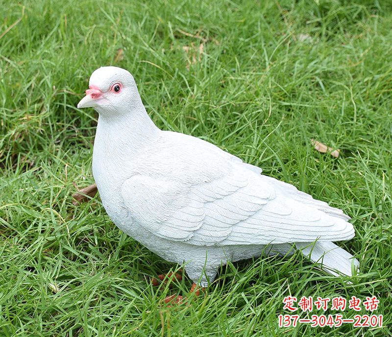 佛山潍坊和平鸽雕塑女孩