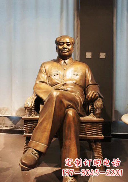 佛山伟大的主席铜雕像