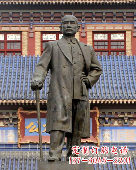 佛山伟人孙中山先生铜雕像