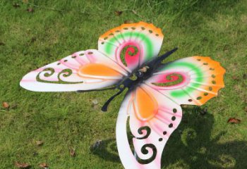 佛山暖色不锈钢蝴蝶雕塑--精致细腻如蝶般的自在