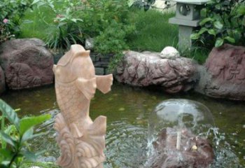 佛山艺术化的鲤鱼雕塑，让你家的氛围变得更加温馨