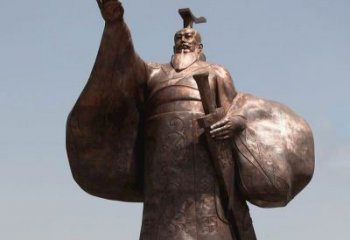 佛山秦始皇铜雕精美塑像，让历史回溯至您身边