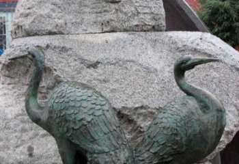 佛山青铜仙鹤公园动物雕塑--令人叹为观止的完美艺术品