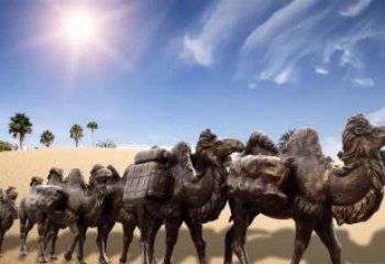 佛山中领雕塑沙漠骆驼铜雕制作工艺与定制标准