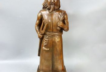 佛山尊贵的神农大帝铜雕塑