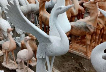 佛山丹顶鹤雕塑，令您汲取自然之美