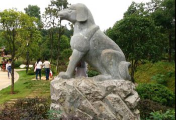 佛山中领雕塑狗公园动物雕塑摆件