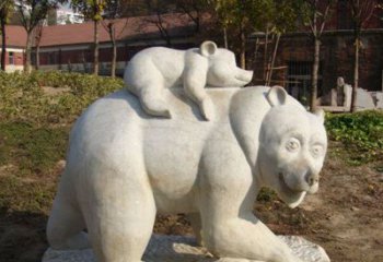 佛山狗熊雕塑景观，给你一个精美园林