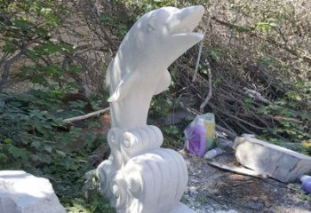 佛山石雕海豚海浪