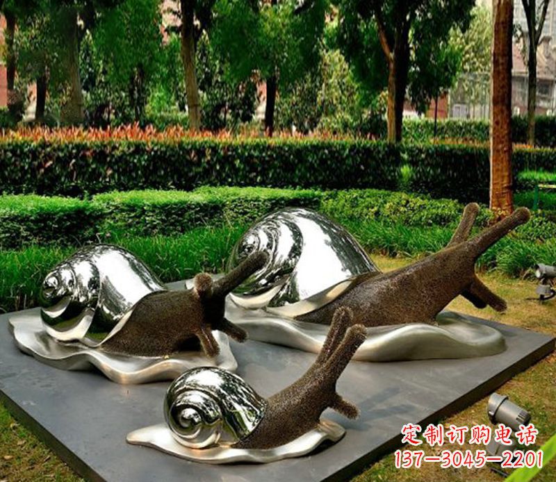 佛山蜗牛雕塑不锈钢