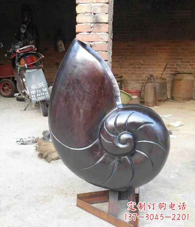 佛山蜗牛公园景观动物铜雕