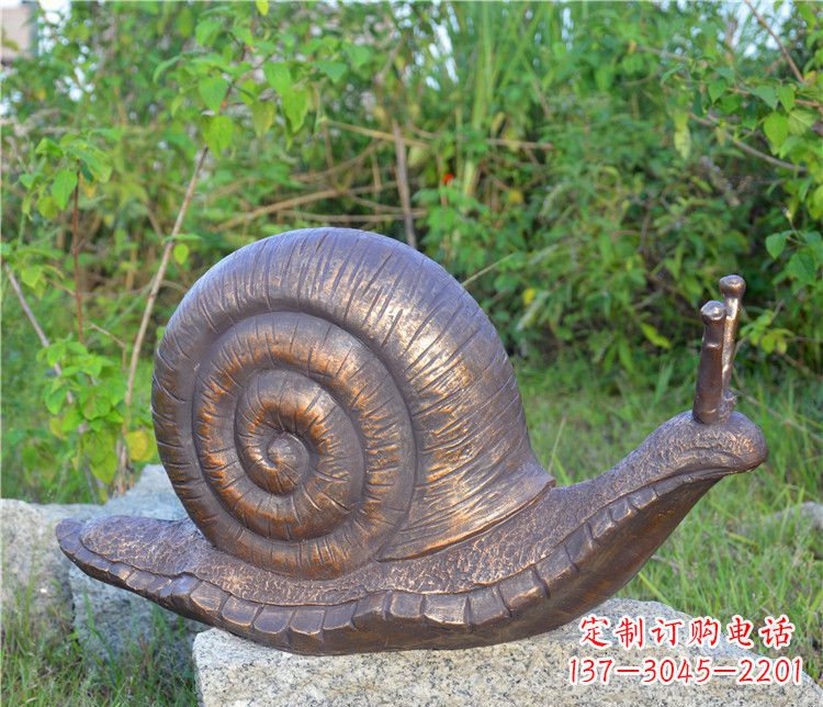 佛山蜗牛铜雕塑