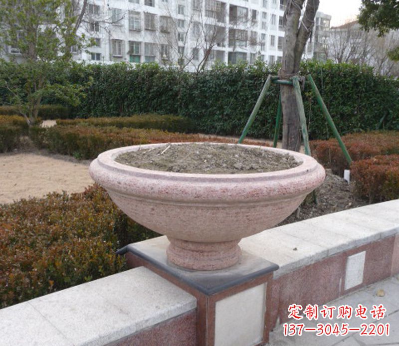 佛山小区花盆石雕