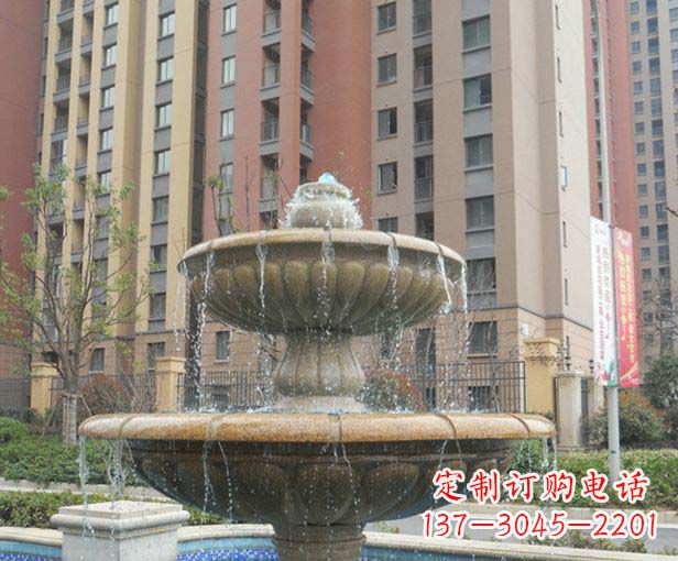 佛山小区景观大理石喷泉石雕